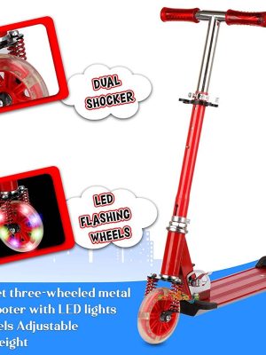 KIDS SCOOTER ONE STEP RED