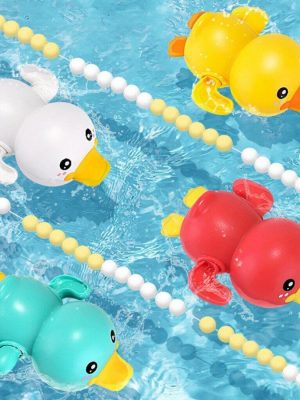 SWIMMING DUCK1) Baby Bathtub Swimming
