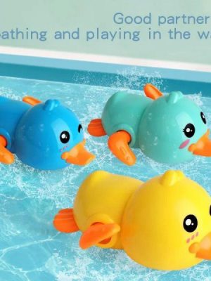 SWIMMING DUCK1) Baby Bathtub Swimming
