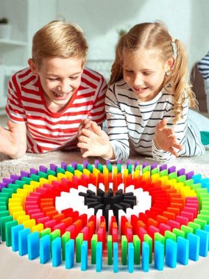 KIDS DOMINO 12 Color wooden